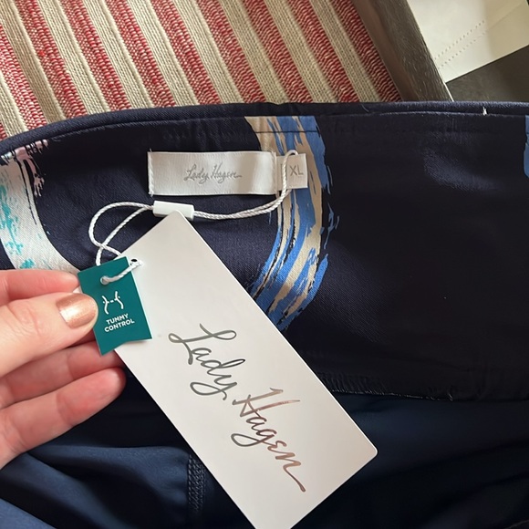 NWT Lady Hagen Women's 17'' Tummy Control Golf Skort size XL - Picture 3 of 4